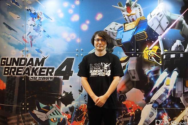 '건담 브레이커 4' 다나카 마사노리 프로듀서가 한국 팬들과의 만남을 위해 내한했다.