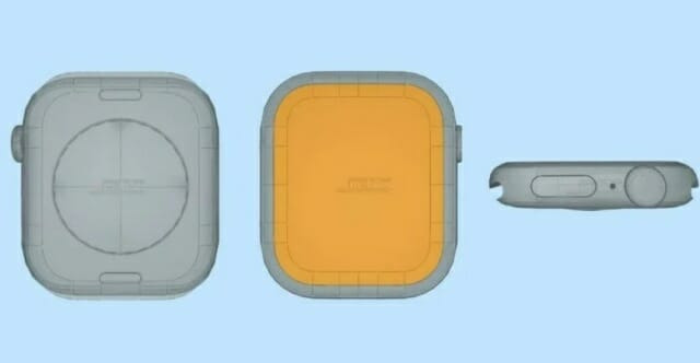 차세대 애플워치로 추정되는 CAD 렌더링이 공개됐다. (사진=91모바일)