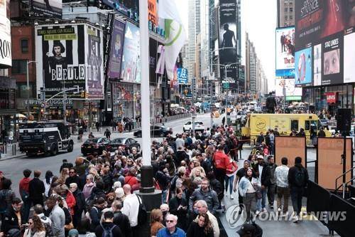 브로드웨이 극장들이 몰린 뉴욕 타임스스퀘어 [AFP 연합뉴스 자료사진]