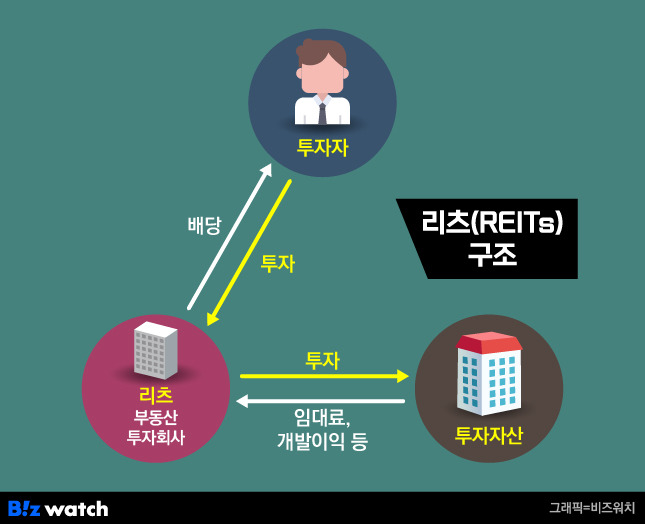 리츠 구조/그래픽=비즈워치