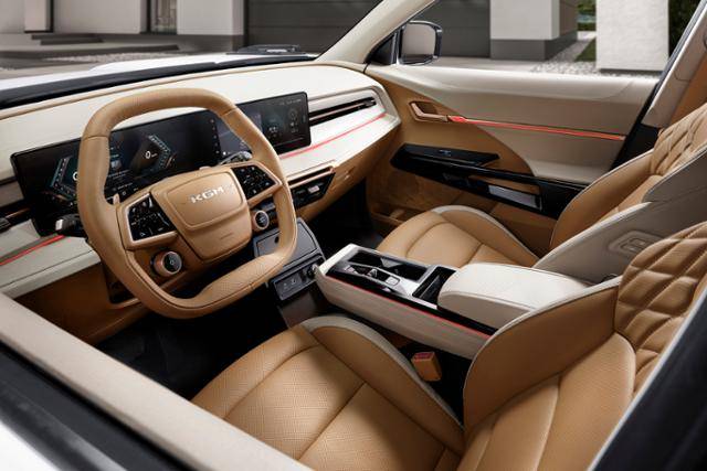 액티언 내부 모습. KGM 제공