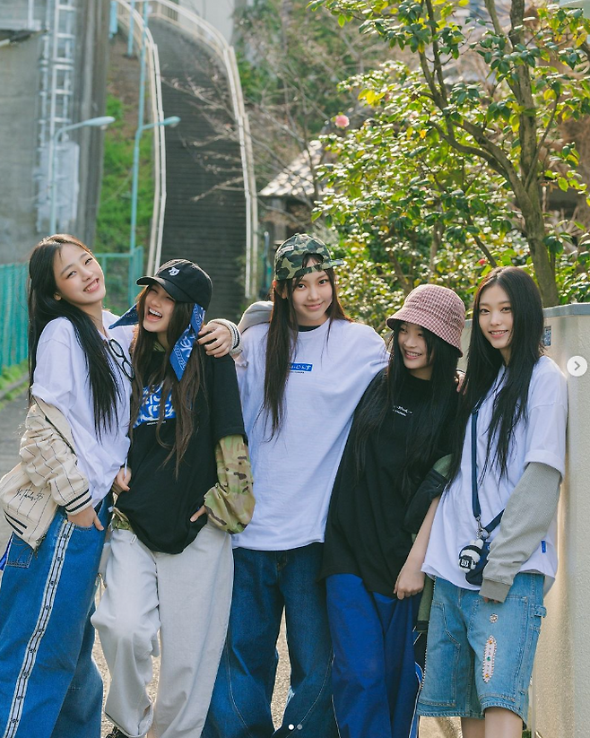 뉴진스 사회관계망서비스(SNS) 갈무리