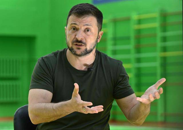 볼로디미르 젤렌스키 우크라이나 대통령. AFP 연합뉴스