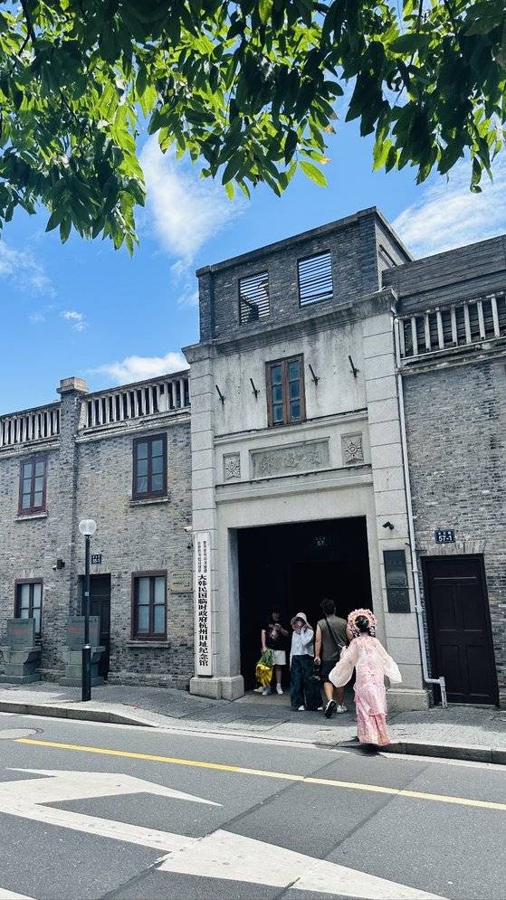 중국 저장성 항저우시에 있는 대한민국 임시정부 항저우 유적지 기념관 입구. 사진 고수석