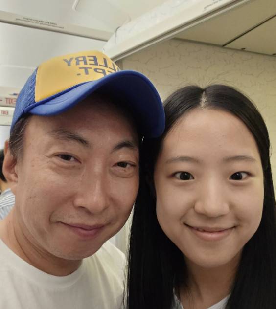 왼쪽부터 박명수 신유빈/박명수 소셜 계정 캡처