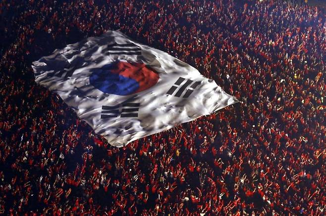 맨유가 구단 SNS에 올린 광복절 축하 이미지. / 출처=맨유 SNS