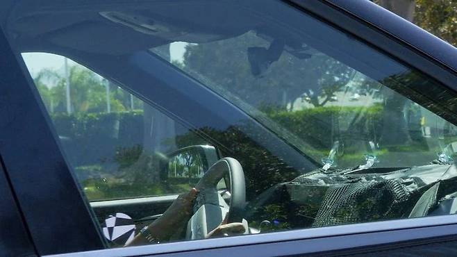 기아 텔룰라이드 위장막 차량