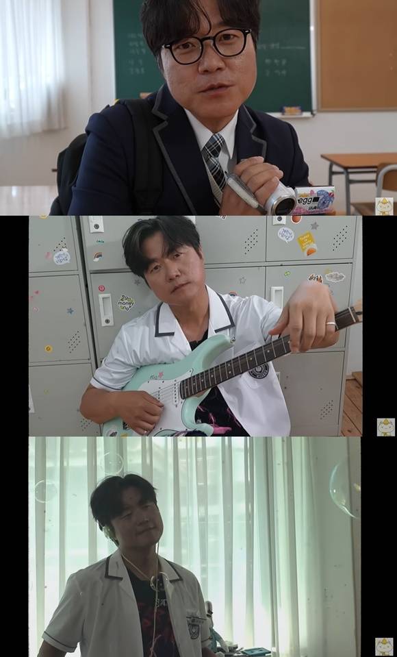 나영석 PD가 그룹 뉴진스의 '디토' 뮤직비디오를 패러디했다. /유튜브 채널 '채널십오야'