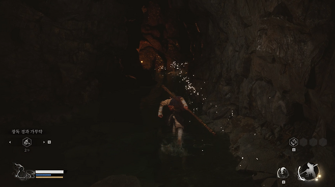 - 근처에 사당이 있으면 빛무리로 표시해 준다