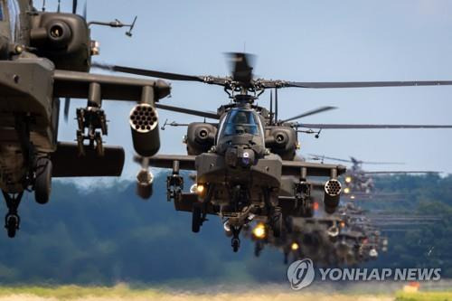 AH-64E 아파치 가디언 공격헬기  [연합뉴스 자료사진]