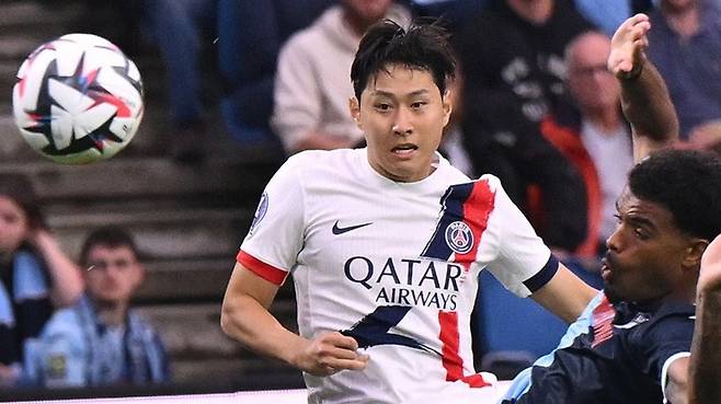 프랑스의 파리 생제르맹(PSG) 소속 이강인이 '2024-2025시즌 프랑스 리그1' 개막전에 선발 출전한 모습. /사진=PSG 공식 SNS 캡처