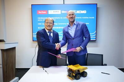 Value of Over US$110 Million Contract Signed between XCMG and Rio Tinto SimFer Covers Dozens of Mining Trucks and Mining Graders for the World's Largest Untapped Reserve of High-grade Iron Ore.