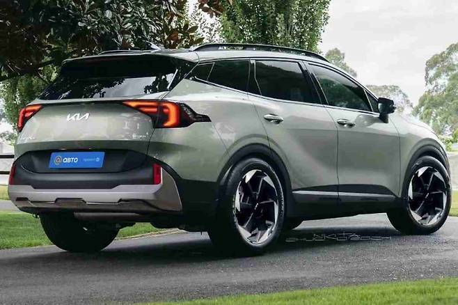 기아 '스포티지 페이스리프트' 예상도 (출처 :&nbsp;인스타그램@kelsonik)