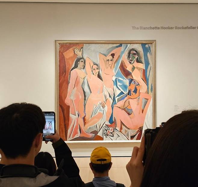 [사진=이한빛 ]MoMA의 대표작으로 꼽히는 파블로 피카소의 ‘아비뇽의 처녀들’.  *재판매 및 DB 금지