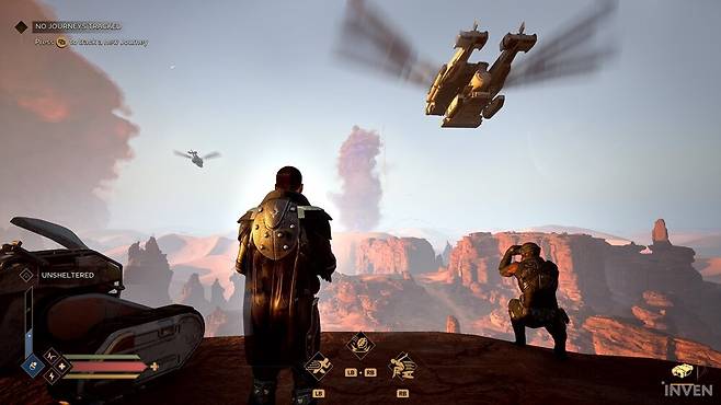 ▲ 원작에도 등장하는 날탈 '오니솝터'는 후반부에 만들 수 있는 탈것이다