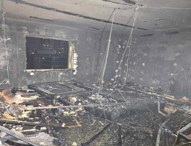 ▲ 지난 22일 화재로 7명이 사망한 경기 부천 호텔의 객실 내부 모습. [더불어민주당 윤건영 의원실 제공]