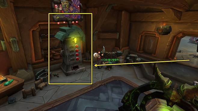 - 입구 오른편에서 자판기를 확인할 수 있다&nbsp;