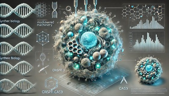 인공지능(AI) 이미지 생성기 ‘달리(DALL·E)’를 이용해 그린 합성생물학 이미지.