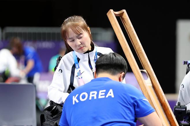 보치아 대표팀 강선희. 대한장애인체육회 제공