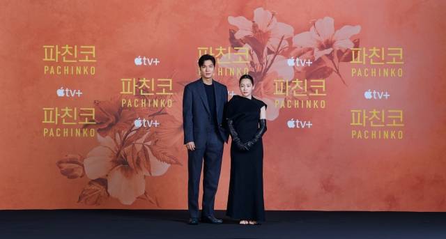 '파친코' 시즌2에 출연한 배우 이민호(왼쪽)와 김민하. 애플tv플러스 제공