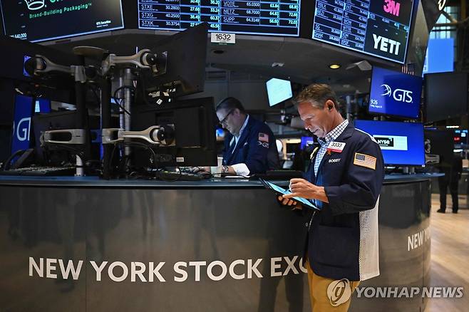 미 뉴욕증권거래소(NYSE) [AFP 연합뉴스 자료사진.재판매 및 DB 금지]