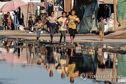 가자지구의 어린이 [AFP 연합뉴스 자료사진 재판매 및 DB 금지]