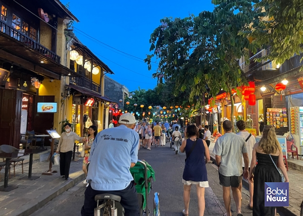 호이안 올드타운의 구석구석을 편하게 보고 싶다면, 씨클로를 선택하는 것도 좋은 방법이다. 소장섭 기자 ⓒ베이비뉴스