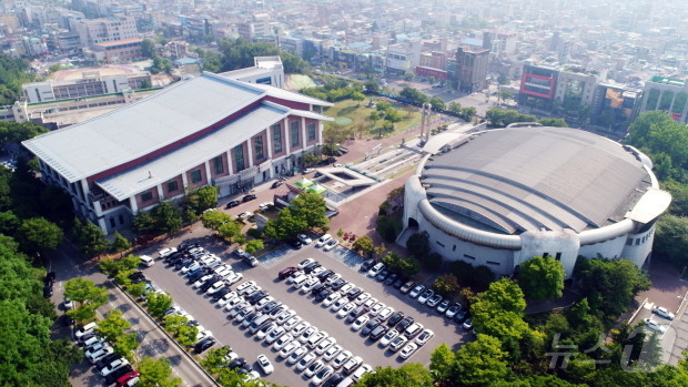 전주시설공단이 위치한 화산체육관 전경.(전주시설공단 제공)/뉴스1