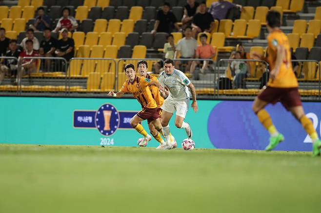 광주축구전용구장/ 2024 하나은행 코리아컵/ 4강/ 준결승 1차전/ 광주FC vs 울산HDFC/ 울산 야고/ 사진 김경태