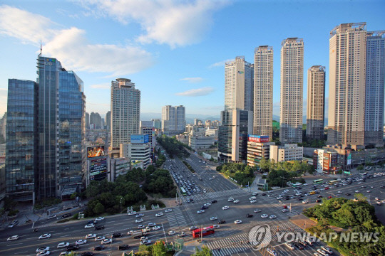 대구 수성구 범어네거리. 연합뉴스