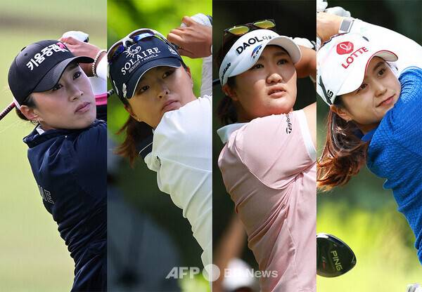 2024년 미국여자프로골프(LPGA) 투어 신설 대회인 FM 챔피언십에 출전하는 양희영, 고진영, 유해란, 최혜진 프로. 사진제공=ⓒAFPBBNews = News1