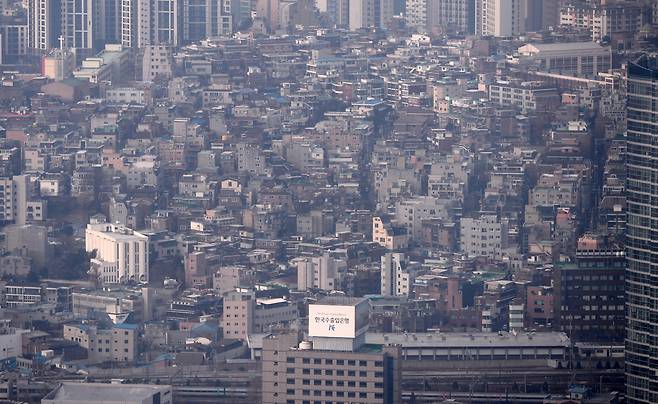 서울 주택가 일대. 사진은 기사와 직접적 관련 없음. 박해묵 기자