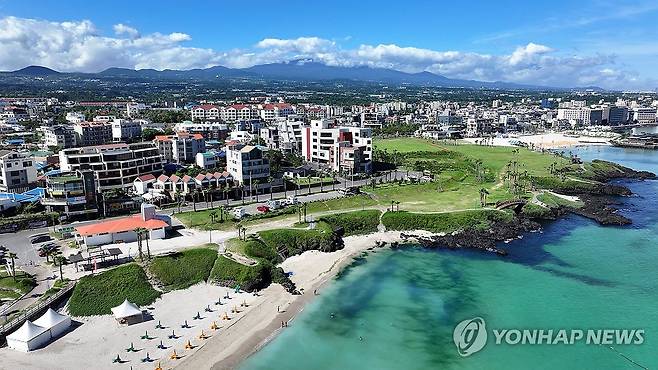 함덕해수욕장 전경 [연합뉴스 자료사진]