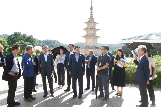 ▲조태열 외교부 장관, 경주 찾아 APEC 정상회의 준비 현장 점검 ⓒ경주시청 제공