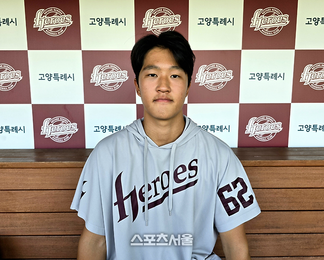 키움 신인 투수 전준표가 지난 31일 고양 2군 NC와 경기에서 선발 등판한 뒤 스포츠서울과 인터뷰에 임하고 있다. 고양 | 황혜정 기자 et16@sportsseoul.com