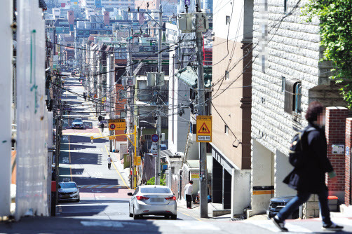 서울의 한 다세대주택 밀집 지역 [연합]