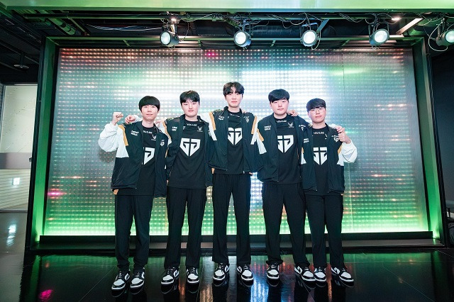 지난달 28일 '2024 LCK 서머' 플레이오프에서 승승장구하며 결승에 직행한 젠지 /LCK