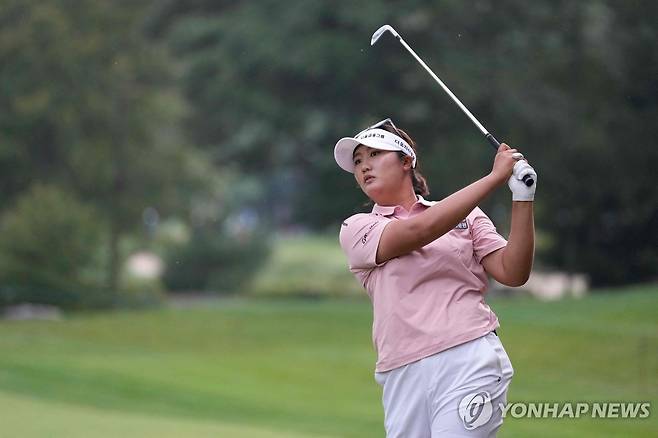 유해란의 경기 모습 [게티이미지/AFP=연합뉴스]