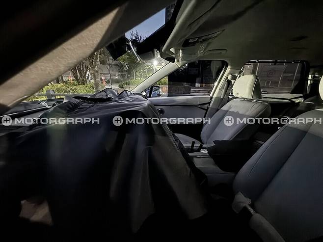 팰리세이드 풀체인지 시험주행차