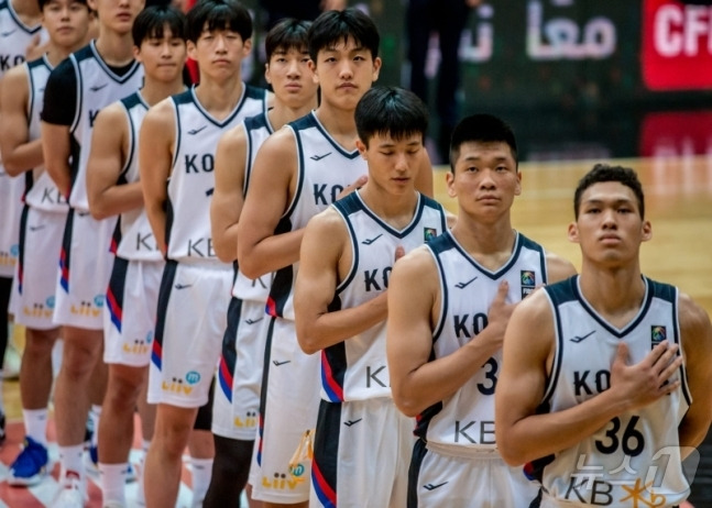 한국 U-18 농구 대표팀. (FIBA 제공)