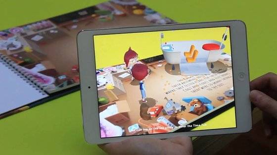 3D 형태의 전자 동화책. 몬스터AR