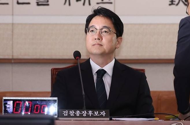 심우정 검찰총장 후보자가 3일 국회 법제사법위원회 인사청문회에 출석했다. 연합뉴스