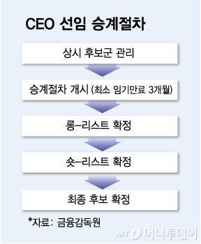 CEO 선임 승계절차/그래픽=김다나