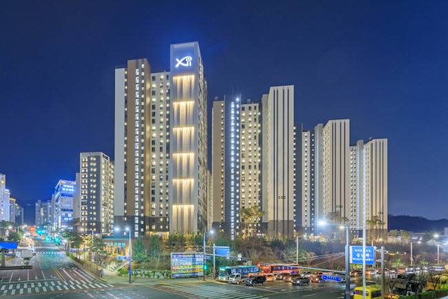 2023년 입주한 공공분양 아파트 ‘위례자이 더 시티’ 전경.  LH제공