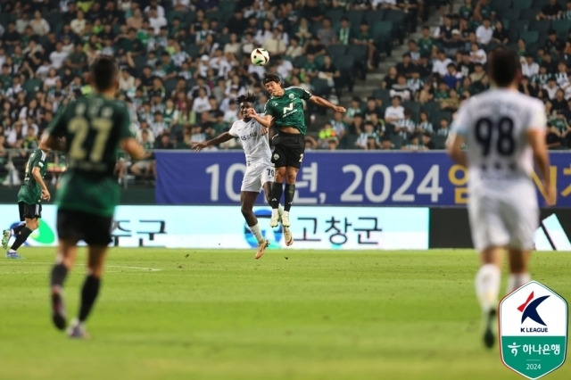 전북 현대와 FC서울의 경기 모습/한국프로축구연맹