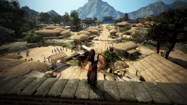 - 육조거리 뒤로 보이는 광화문과 아시산 풍경이 대박이다