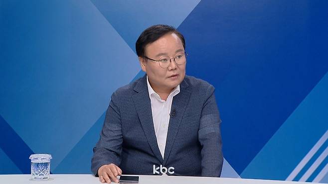 ▲ 3일 KBC '여의도초대석'에 출연한 김재원 국민의힘 최고위원