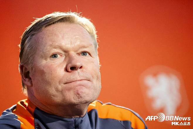 네덜란드 축구 대표팀 로날드 쿠만 감독. 사진=AFPBBNews=News1