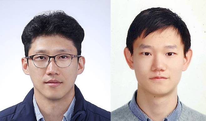 박지환(왼쪽)와 김경대 박사과정.[GIST 제공]