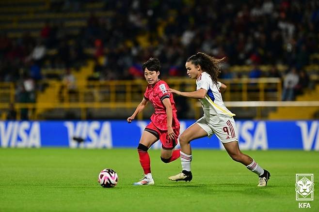 여자 20세 이하 축구대표팀의 박수정